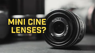 New Ultra Compact Lenses | Sony 24 f2.8, Sony 40 f2.5, and Sony 50 f2.5