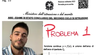 Maturità 2023 - Seconda prova MATEMATICA SVOLTA - Problema 1