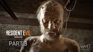 Resident Evil 7: Biohazard - Jack Baker Boss Fight (Chainsaw) - Walkthrough Part 3 (MADHOUSE)