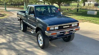 1984 Nissan 720 King Cab Deluxe 4X4 2.4L I4 5-Speed PS PB AC 221k Miles Run Drives Great 84-7011P