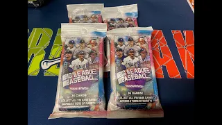 Opening 4 Value Packs Of 2023 Topps Big League! Showing A Off Camera Numbered To 5 Auto Pull!!