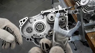 Desmontagem e montagem parte interna do motor Fazer 250   Parte 01 _  #Espaço_do_Mecânico