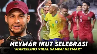 SELEBRASI MARCELINO VIRAL DIIKUTI NEYMAR 😱 Aksi Marcelino Ferdinan hingga Di notic Richalson