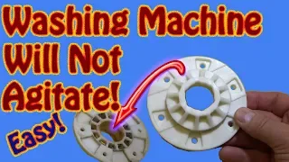 How to Repair a Maytag Bravos Washing Machine That Does Not Agitate Properly - Drum Hub Replacement