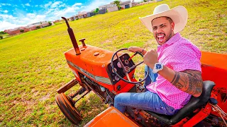 FUI ATÉ OUTRA CIDADE COMPRAR MEU TRATOR * andei nesse Massey Fergusion e gostei *