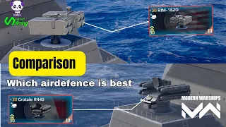 Crotale R440 vs Rim 162D Anti-Airdefence || Comparison | Which one is best? #mw #modernwarships