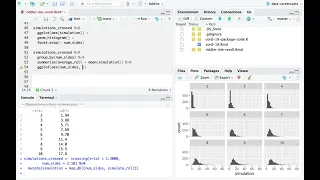 Riddler screencast: Simulating rolling a die and replacing the sides