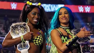 Naomi & Sasha Banks Entrances: WWE Raw, April 18, 2022