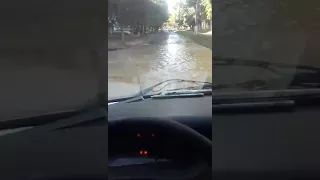 Киев. Выборгская. 28.09.2017 чп дтп прорыв труб потоп. Видео Богдан