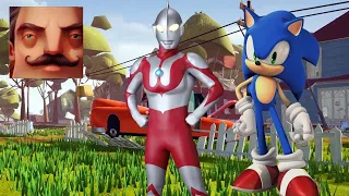 Hello Neighbor - New Neighbor Big Ultraman Act 1 Gameplay Walkthrough