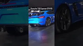 Porsche 718Cayman GT4 RS debuts in India 🔥 #shorts #porsche #porsche718cayman