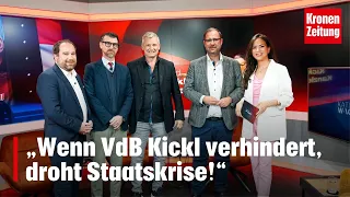 „Wenn VdB Kickl verhindert, droht Staatskrise!“ | KATIA WAGNER krone.tv