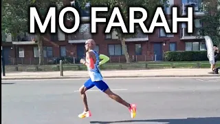 BIG HALF MARATHON 2023 - MO FARAH Best Side View Angle + Super Long SLOW MOTION EDIT