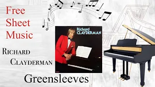 Greensleeves - Richard Clayderman |Piano Tutorial | Sheet Music #SheetMusicBox