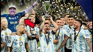 Fantasma de Maradona se aparece en celebración de Argentina por ganar el Mundial de Qatar 2022