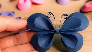 How to make origami paper butterflies/ easy craft/DIY craft by #diy#origami