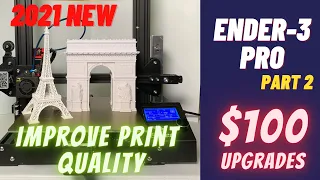 Ender 3 Pro 2021: Part 2 - 7 upgrades, improve print quality, extruder replacement and calibration