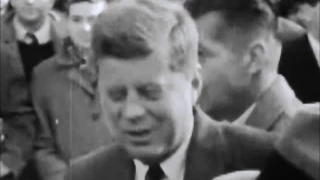 January 9, 1961 - President Elect John F. Kennedy arrives for a Harvard Board of Overseers meeting