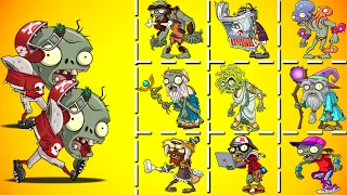 All-Star Zombie VS All Zombies - Who Will Win? - PvZ 2 Zombie VS Zombie