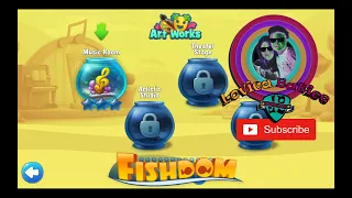 Fishdom - Level 5351 - 5355 - Aquarium Music Room - World Art Works - Gameplay