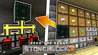 INFINITE Power! & Better Storage... | FTB StoneBlock 3 - EP5