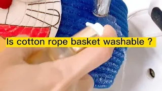 How To Clean Cotton Rope Baskets ? ----Tutorial From Professional Manufacture/Factory in China