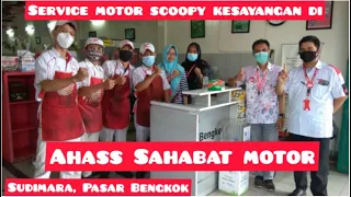 SERVICE SCOOPY KESAYANGAN | AHASS SAHABAT MOTOR | BENGKEL RESMI HONDA | WAHANA INDONESIA