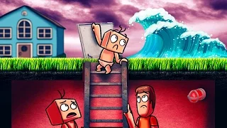 Minecraft | Who's Your Daddy? How to Survive a Tsunami! (Baby vs Tsunami)