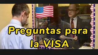 Preguntas para la Visa Americana