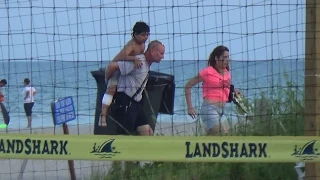 Sharks Close Beach In Cocoa Beach, Boy Bitten