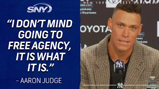 Aaron Judge 'disappointed' at being unable reach agreement on contract extension with Yankees