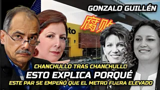 🔴 GONZALO GUILLÉN  "ESTO EXPLICA PORQUÉ ESTE PAR SE EMPEÑO EN QUE EL METRO FUERA ELEVADO"  😡