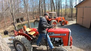 Massey Ferguson 245 doing what it does best! Turn Plowing