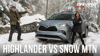 2020 Toyota Highlander Snow Tire Off-Road Adventure and Review