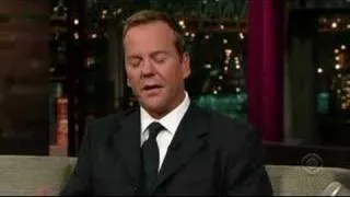 Kiefer Sutherland on David Letterman, november 9th 2006