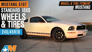 Mustang S197 | Standard 18x9" | 255/45R18 | W&T Fitment