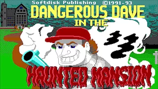 Dangerous Dave in the Haunted Mansion 1991 Walkthrough