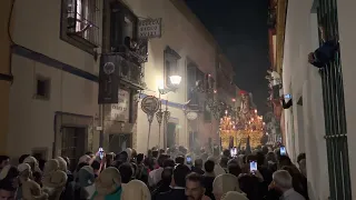 4K Misterio Tres Caidas Triana #SEG en Pelay Correa | 🎼 Mi Madrugá - SSanta Sevilla 2023
