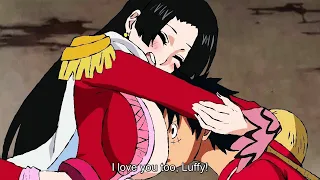 Luffy finally confesses his love for Boa Hancock - One Piece