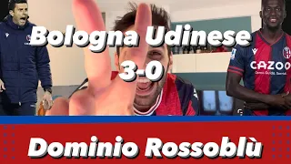 Bologna Udinese 3-0 ❤️💙 CONTINUA IL SOGNO