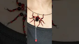 Halloween jewelry making 2022 #Shorts #Spider