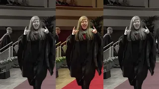 Crossing the stage - Winter Graduations 2022