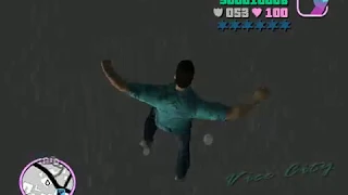 Jumping from highest tower in GTA Vice City Mod.