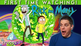 Rick and Morty (Episode 2) | First Time Watching | Lawnmower Dog Reaction