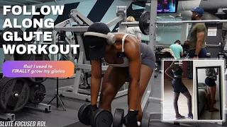 FULL GLUTE WORKOUT THAT INSANELY GREW MY GLUTES + how to fix your form, engaging the glutes