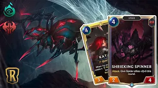 THE QUEEN OF SPIDERS IS BACK!! | Elise + Katarina deck | Legends of Runeterra