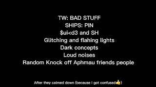 Aphmau smp react to Ein, part 2! (Ships, funny stuff, angst and edits) Pin ship!