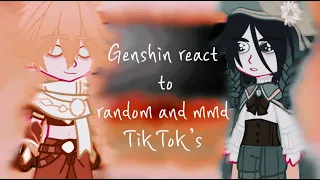 genshin react to random and mmd tiktoks? [genshin impact] [part 1]