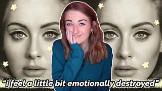 ADELE'S 25 made me feel emotions i didn't know existed