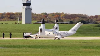 AW609 Tiltrotor stationary testing Raw